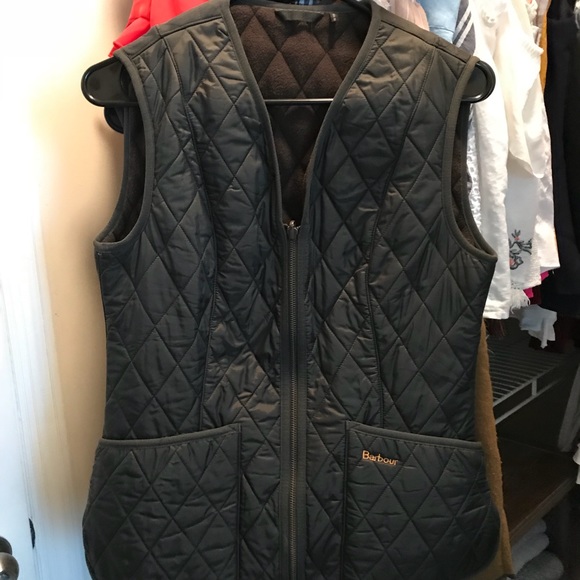 barbour quilted vest